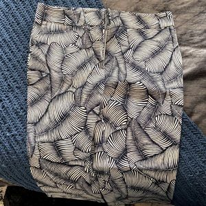 Palm leaf patterned pants - Ann Taylor Factory